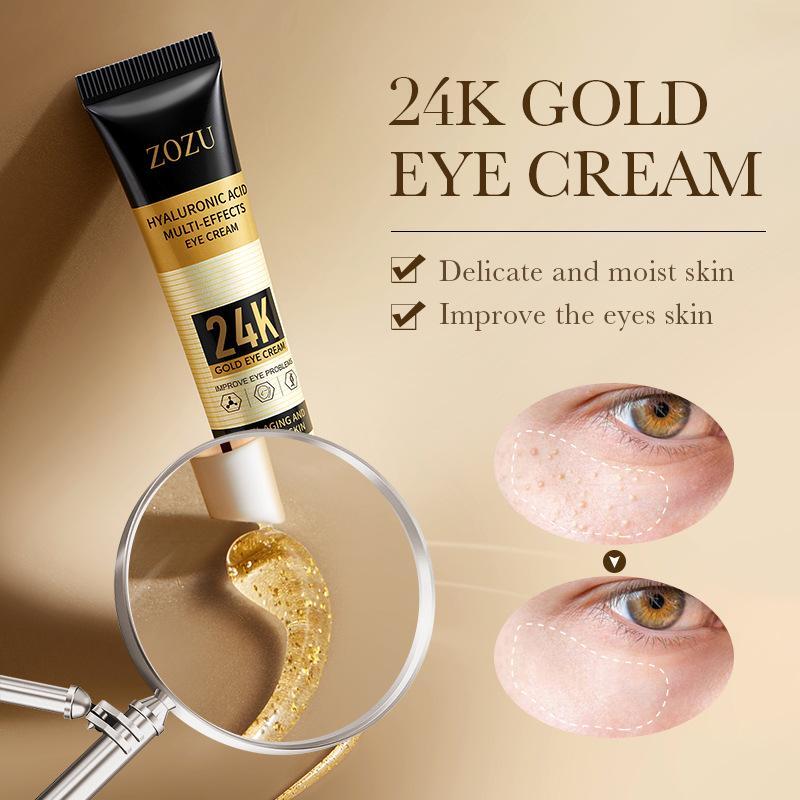 Contorno de Ojos Multiefecto Hialurónico  24K (20gr) – Hidratación, Reafirmación