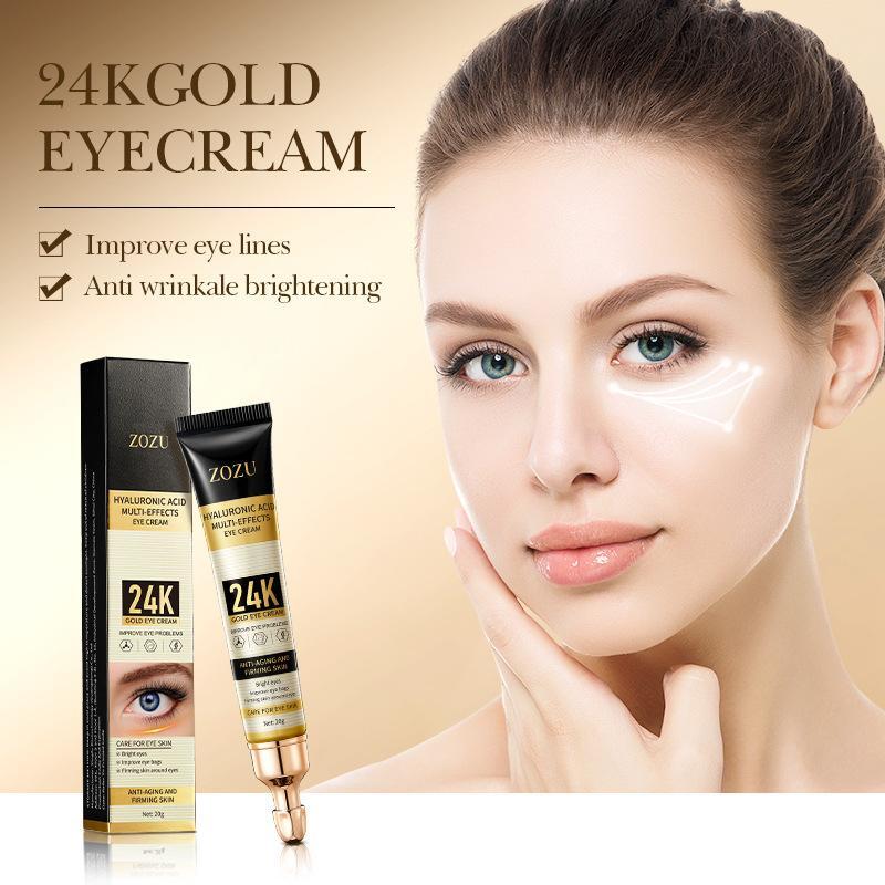 Contorno de Ojos Multiefecto Hialurónico  24K (20gr) – Hidratación, Reafirmación