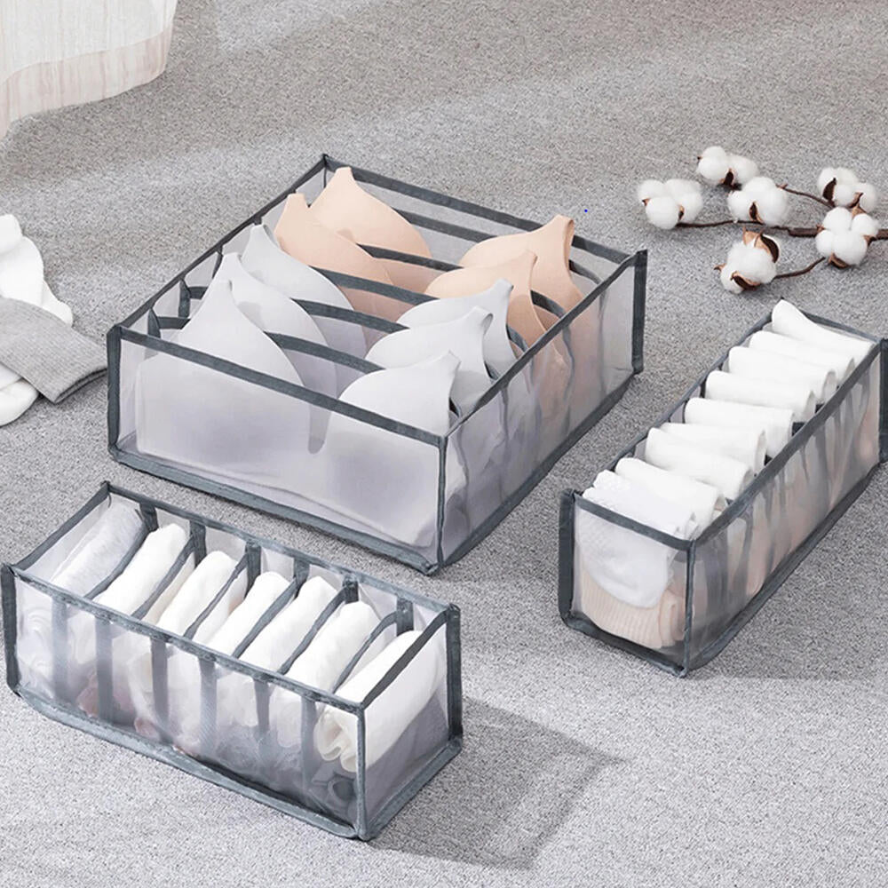 Pack 2 Piezas De Set 3 Organizadores Ropa Interior